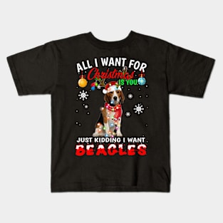 Cute beagle dog Kids T-Shirt